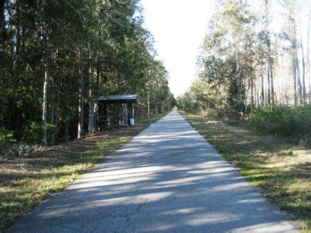 Van Fleet Trail, Top 10 FL Biking. E-Z Trail Map, 65+ Photos. BikeFlorida.net