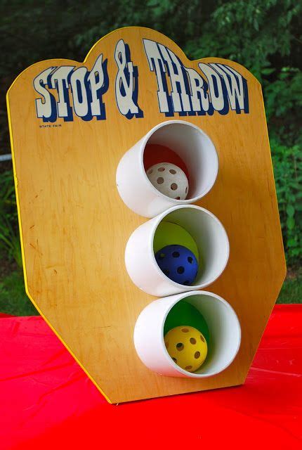 Stop & Throw Carnival Game | Kids carnival, Carnival games, Diy carnival