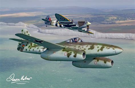 Reproduction Messerschmitt Me 262 visits the BBMF | Royal Air Force