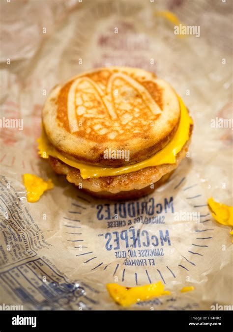 Sausage egg and cheese mcgriddles hi-res stock photography and images ...