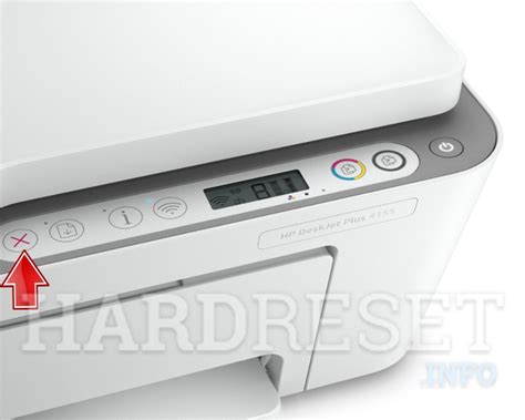 How to hard reset HP DeskJet Plus 4155