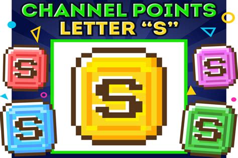 5 "S" Channel Points Twitch | Twitch Rewards, Points Emotes, Badges Twitch Graphic by fromporto ...