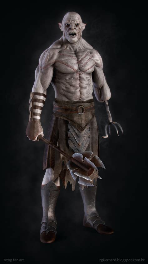 Azog Fan Art | CGTrader