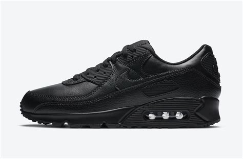 Nike Air Max 90 Leather Triple Black CZ5594-001 Release Date - SBD