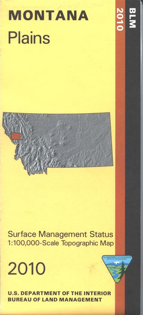 Map: Plains MT - MT1151S – Public Lands Interpretive Association