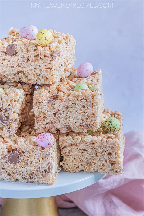 Easter Rice Krispie Treats - My Heavenly Recipes