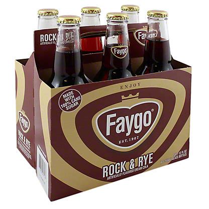 Faygo Rock & Rye Soda Six Pack, 6 pk – Central Market