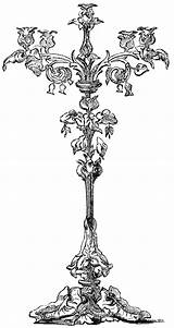Free candelabra clip Art Download Png Images  sketch template