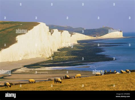 England, Sussex, Seven Sisters Stock Photo - Alamy