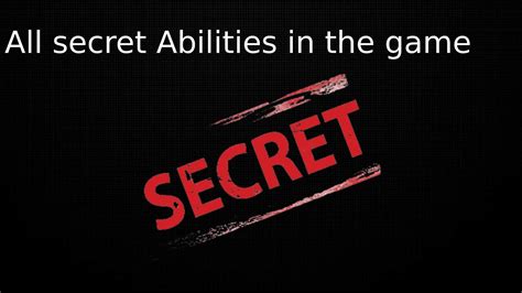 ABILITY WARS- ALL SECRET ABILITIES IN THE GAME - YouTube