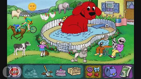 Clifford The Big Red Dog Pool party! with emily elizabeth - Clifford the Big Red Dog Birthday ...