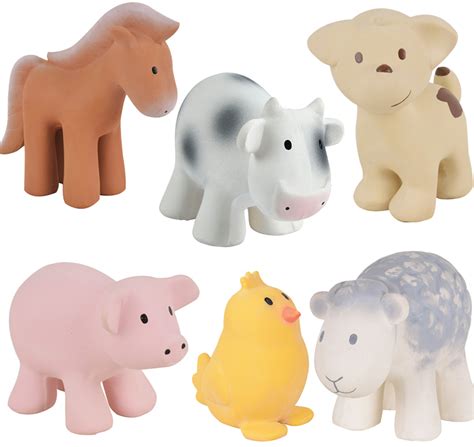 DSLFARM Set of 6 Tikiri Farm Animals