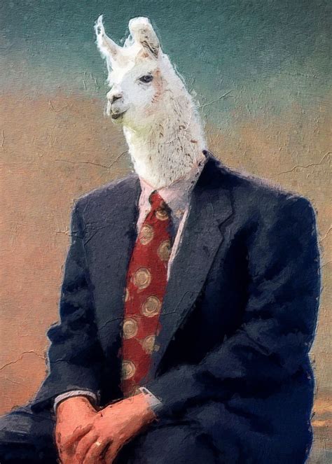 'Llama meme' Poster, picture, metal print, paint by Meme Daily | Displate