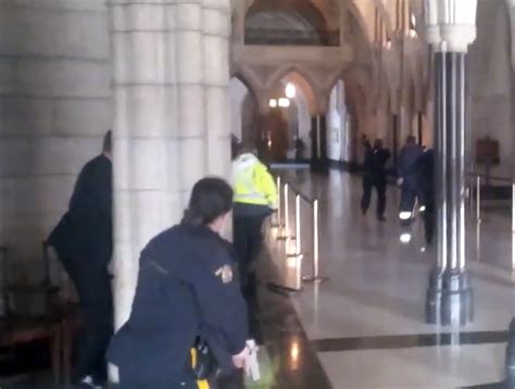 Terrifying video reveals heavy gunfire inside Canadian Parliament ...