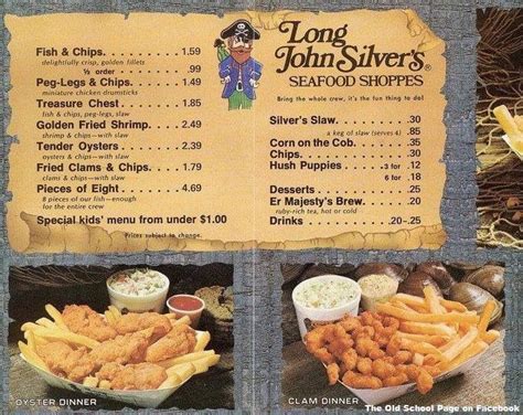 Long John Silver's Allergen Menu