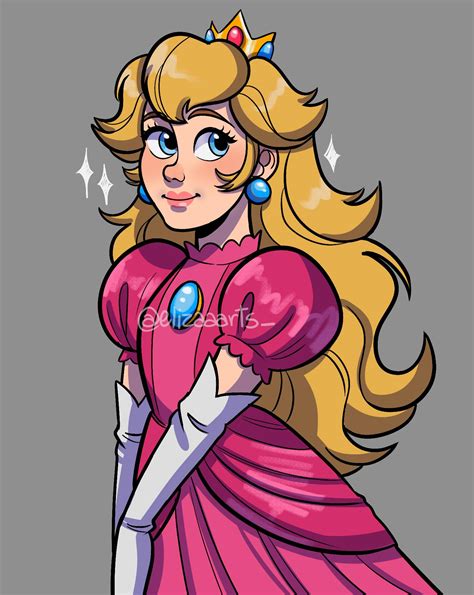 Princess Peach - Fanart (From Mario Movie) by Elizaaarts on DeviantArt