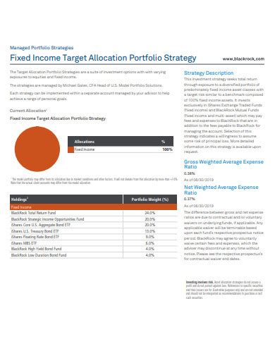 Income Portfolio - 10+ Examples, Format, Pdf