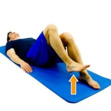 BRACE SUPINE MARCHING 1 set/30 ct While lying on your back with your knees bent, slowly raise up ...