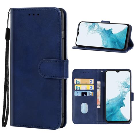 For Samsung Galaxy A23 5G Leather Phone Case (Blue) – Alexnld.com