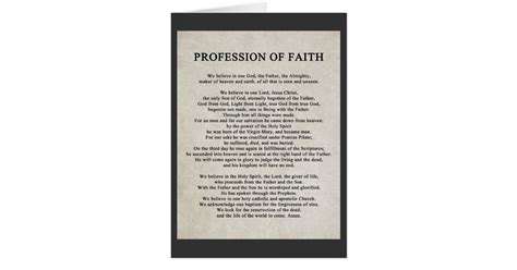 Profession of Faith | Zazzle