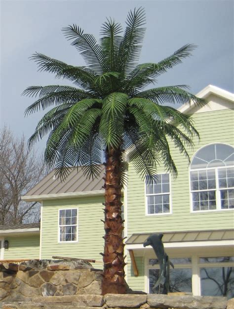 Outdoor Artificial Palm Trees for Sale, Tropical Outdoor Plants, Artificial Trees, Tropical ...