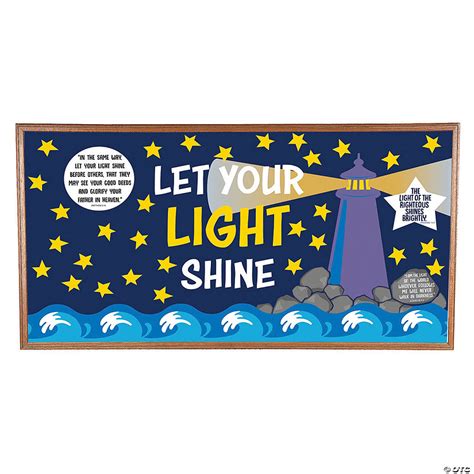Let Your Light Shine Bulletin Board Set - 14 Pc. | Oriental Trading
