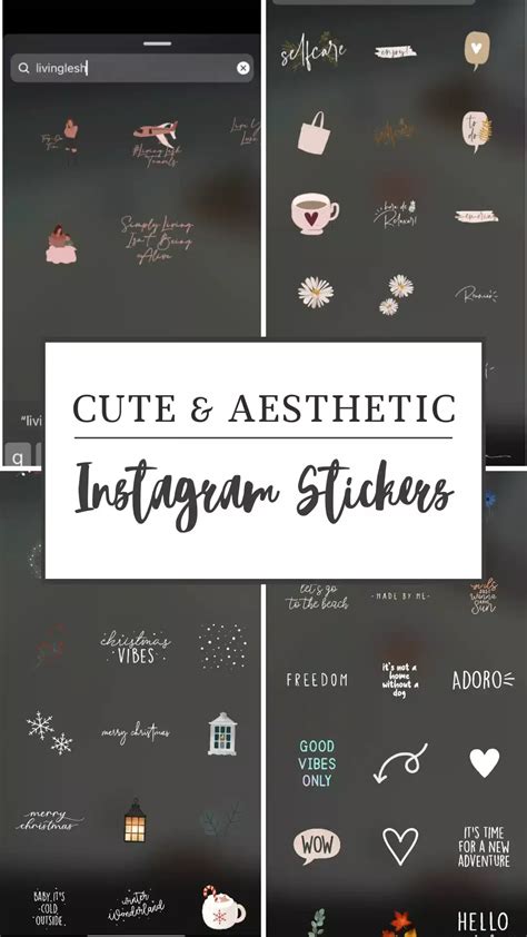 Cute Instagram Stickers to Match Your Brand | LivingLesh in 2024 ...