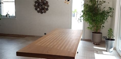 [Pas à pas] Fabrication d'une table de salle à manger en chêne avec des pieds en fer par Lexop ...