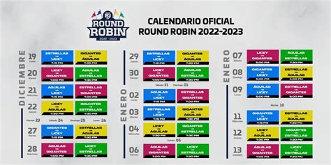 Lidom Round Robin Schedule 2024 - Mady Karlie