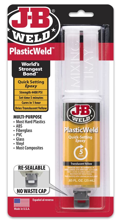 JB Weld 8237 PlasticWeld Plastic Repair Epoxy Putty ...