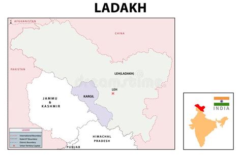 District Map Of Ladakh