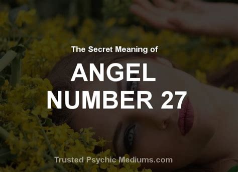 What does Angel Number 27 really mean? Find out now...