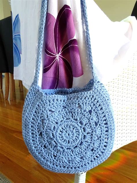 Crochet Bag Crocheted Handmade Womens Handbag Boho | Etsy | Crochet bag pattern, Diy bags ...