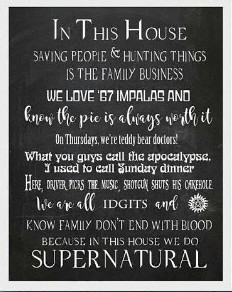 Pin by Teresa Petrovics on TV Shows - Supernatural | Supernatural theme, Supernatural quotes ...