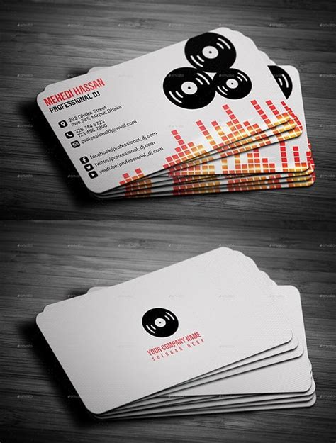 28+ DJ Business Cards Templates - Photoshop, Ms Word, Publisher, AI