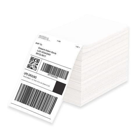 Buy 4x6 Thermal Direct Shipping Labels, Shipping Label Printer Paper ?Fan-Fold Mailing Labels ...