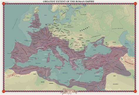 Map of the greatest extent of the Roman Empire by zalezsky. : MapPorn