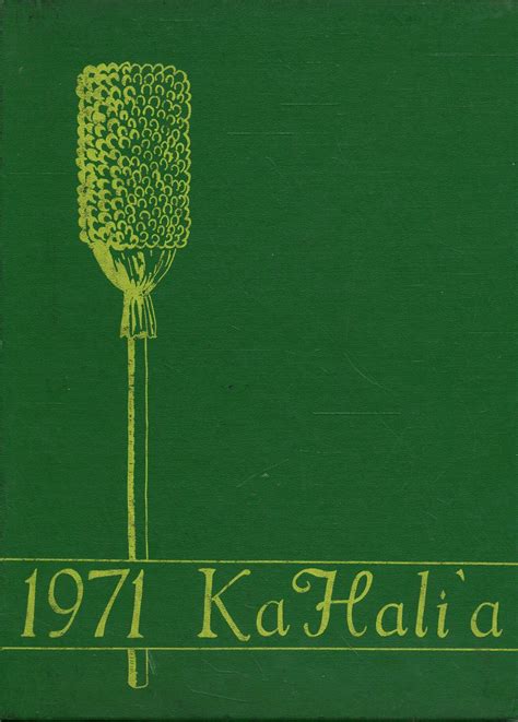 1971 yearbook from Kaimuki High School from Honolulu, Hawaii for sale