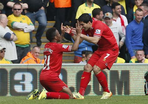 VIDEO Liverpool 3-2 Norwich: Highlights; Sterling And Suarez Goals Send Reds 5 Points Clear ...