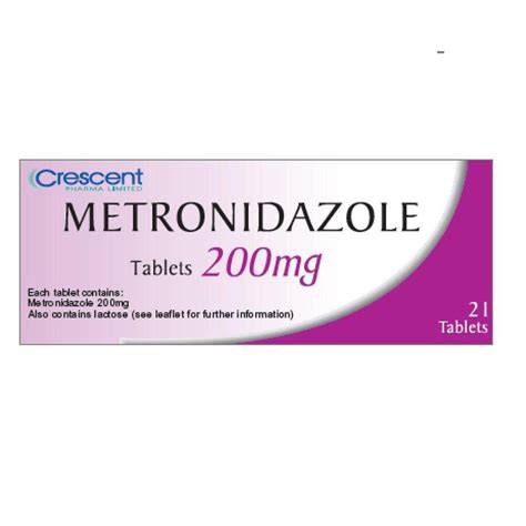 pom METRONIDAZOLE 200mg TABS PK 21 - CTS Dental Supplies