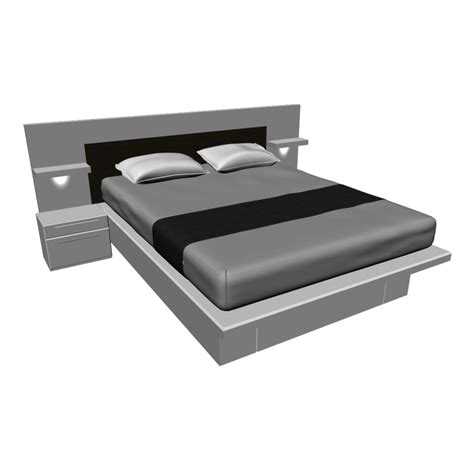 Double bed - Design and Decorate Your Room in 3D