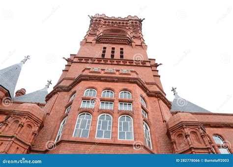 The Pierhead Building, Welsh Parliament Building Cardiff Stock Photo - Image of headquarters ...