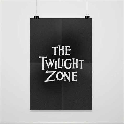 The Twilight Zone Logo Poster