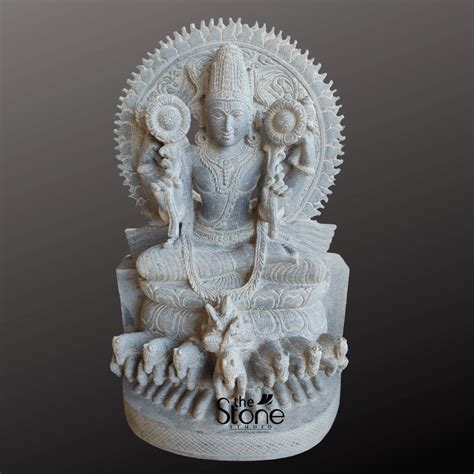 Surya Dev Statue 2.5ft: Buy Best God Idol - The Stone Studio