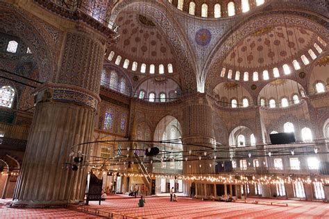 Interior Of Sultan Ahmed Mosque Photograph by Pawel Toczynski | Fine ...