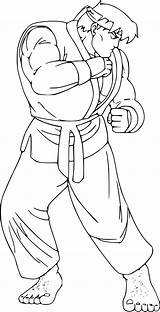 Street Fighter Coloring Pages Sketch Page sketch template