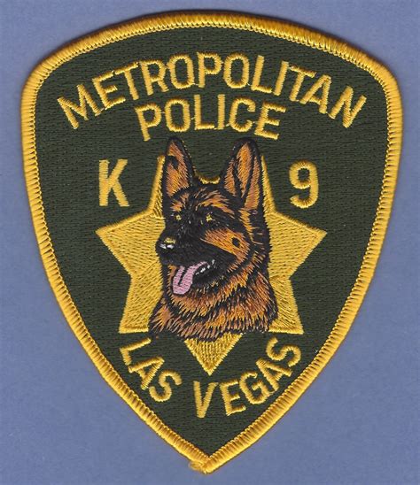 Las Vegas Nevada Police K-9 Unit Patch