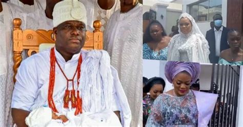 Ooni of Ife throws grand wedding party for first wife, Yeyeluwa Mariam ...