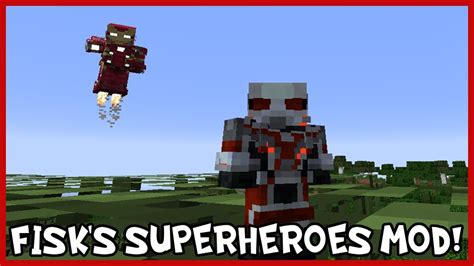 WELCOME TO FISK'S SUPERHEROES MOD! Minecraft Fisks Superheroes Mod - YouTube