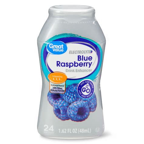 Great Value Electrolyte Liquid Drink Enhancer, Blue Raspberry, 1.62 Fl Oz - Walmart.com